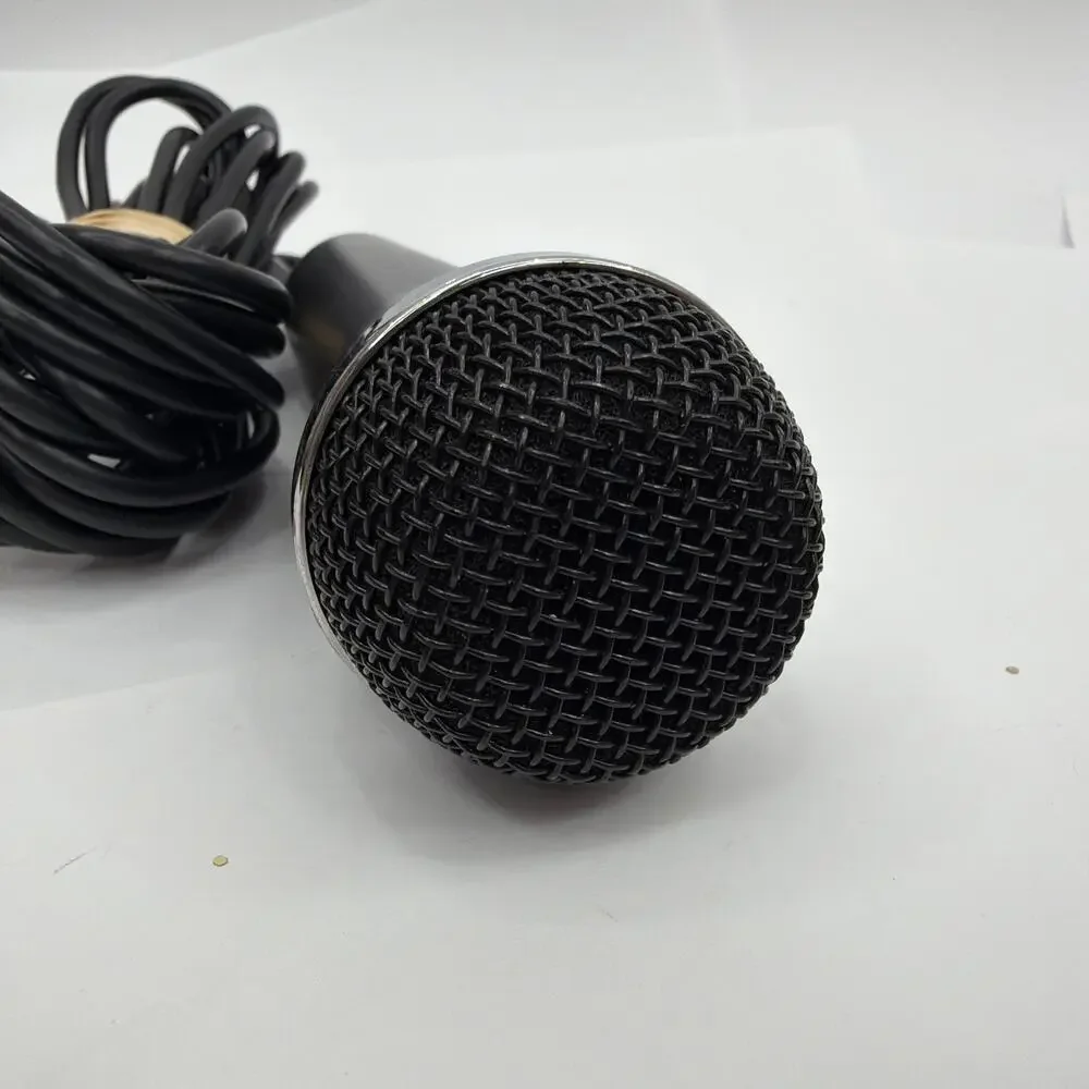 Guitar Hero Wired USB Microphone MINE-UR20 Black Tested Working
